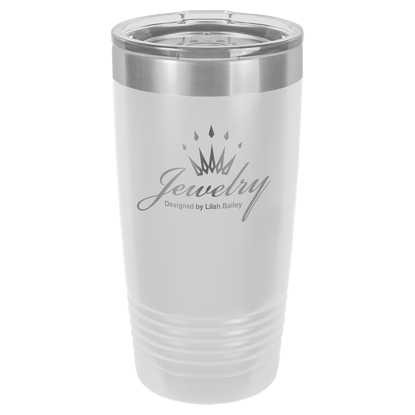 White Personalized Polar Camel 20 oz Powder-Coated Tumbler with Custom Company Logo – Premium Vacuum Insulated Drinkware for Hot and Cold Drinks