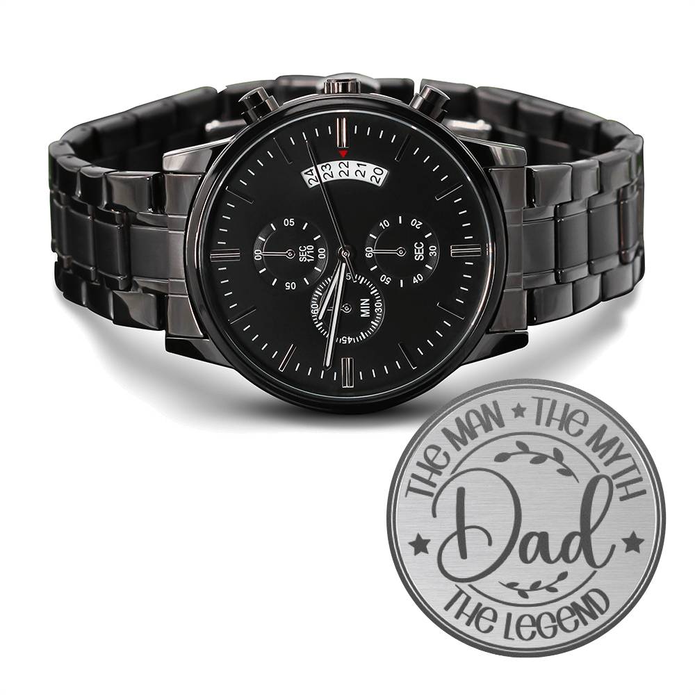Jewelry Engraved Watch for Dad | Engraved Watch Men, Engraved Watch, Engraved Mens Watch, Custom Mens Watch, Mens Watch, Fathers Day Watch, Jewelry ShineOn Fulfillment