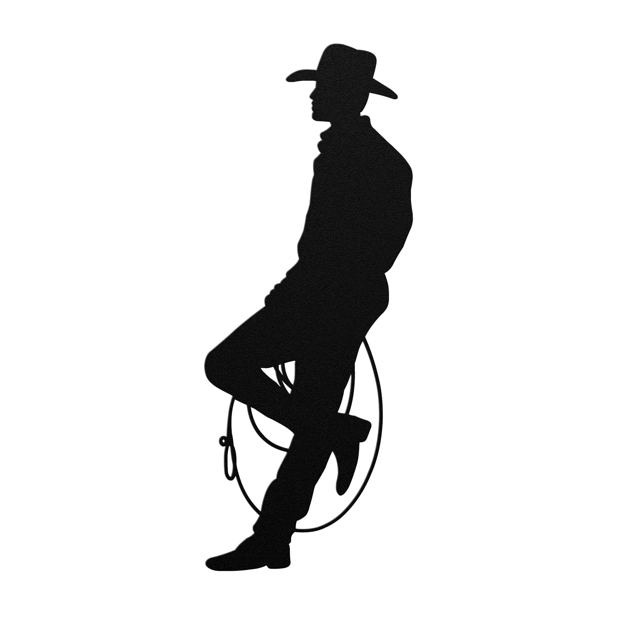 Western Cowboy Silhouette Wallart - Western Riding – beardedcustomsco